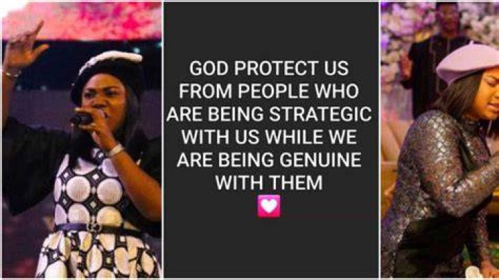 
God, Protect Us From People Who Are Being Strategic With Us – Mercy Chinwo Prays 