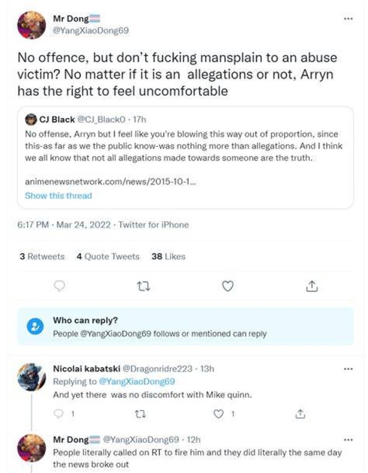 
Tow Ubukata, RWBY Writer Was Charged With Domestic Abuse 