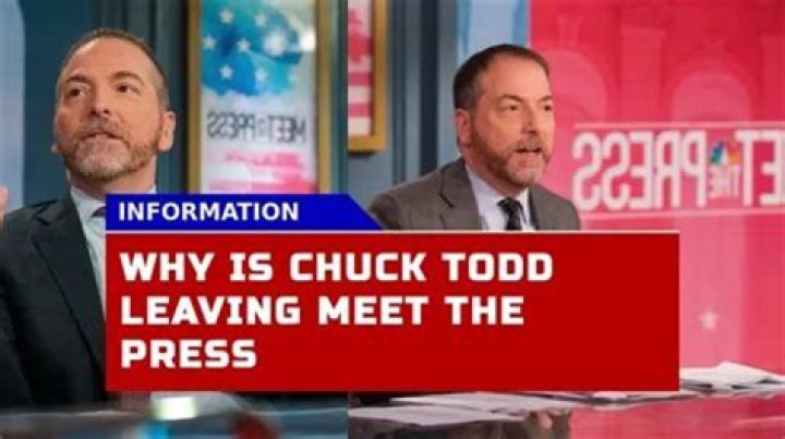 Why is Chuck Todd leaving Meet The Press? net worth, wife, salary, age, low ratings and more